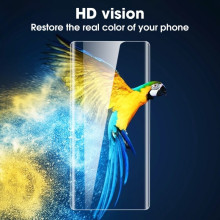 Dr. Vaku ® Samsung Galaxy S23 Ultra Curved 9H UV Tempered Glass Advanced Border Less with Easy Installation Kit