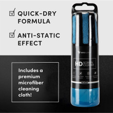 Vaku ® Screen Cleaning Kit with Microfiber Cloth for TV / Monitor / Laptop / Tablet / Smartphone - 180ml
