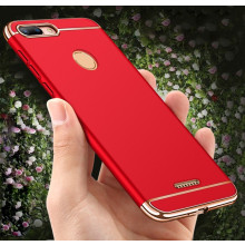 Vaku ® Xiaomi Redmi 6 Ling Series Ultra-thin Metal Electroplating Splicing PC Back Cover