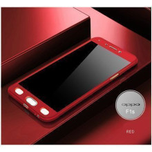 Vaku ® Oppo F3 360 Magnetic Full Protection Metallic Finish 3-in-1 Ultra-thin Slim Front Case + Tempered + Back Cover