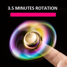VAKU ® Fidget Spinner With High Speed ​​NSK R3 Bearing Titanium Alloy Body For Anxiety Adults Child Metal Finger Spinners