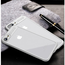 Vaku ® Apple iPhone 8 Plus Kowloon Series Top Quality Soft Silicone  4 Frames plus ultra-thin case transparent cover