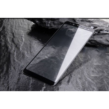 Dr. Vaku ® Samsung Galaxy A8 Plus 5D Curved Edge Ultra-Strong Ultra-Clear Full Screen Tempered Glass Black