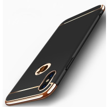 VAKU ® Apple iPhone X Ling Series Ultra-thin Metal Electroplating Splicing PC Back Cover