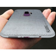 Vaku ® Samsung Galaxy S9 Luxico Series Hand-Stitched Cotton Textile Ultra Soft-Feel Shock-proof Water-proof Back Cover