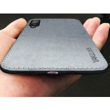 Vaku ® Samsung Galaxy A50 Luxico Series Hand-Stitched Cotton Textile Ultra Soft-Feel Shock-proof Water-proof Back Cover