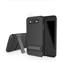 VAKU ® Samsung Galaxy J5 (2016) Royle Case Ultra-thin Dual Metal Soft + inbuilt Stand Back Cover