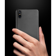 Vaku ® Apple iPhone X / XS Feather Series Paper-Thin Ultra-Light Matte Finish PC Back Cover Black