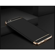 Vaku ® Oppo F3 Ling Series Ultra-thin Metal Electroplating Splicing PC Back Cover
