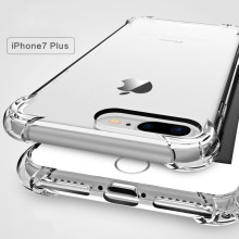 Vaku ® Apple iPhone 7 Plus / 8 Plus Gorilla Glass Unbreakable PureView Series Anti-Drop 4-Corner 360° Protection Full Transparent TPU Back Cover