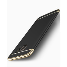 Vaku ® Samsung Galaxy J7 Max Ling Series Ultra-thin Metal Electroplating Splicing PC Back Cover