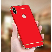 Vaku ® Xiaomi Redmi 6 Pro Ling Series Ultra-thin Metal Electroplating Splicing PC Back Cover