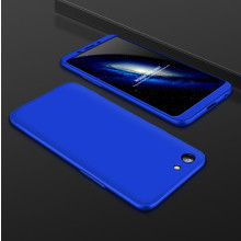 GKK ® Oppo A83 5-in-1 360 Series PC Case Dual-Colour Finish Ultra-thin Slim Front Case + Back Cover