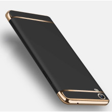 Vaku ® Oppo A37 Ling Series Ultra-thin Metal Electroplating Splicing PC Back Cover