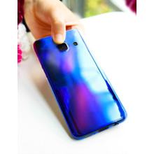Vaku ® Samsung Galaxy J7 Prime / J7 Prime 2 Infinity Series with UV Colour Shine Transparent Full Display PC Back Cover