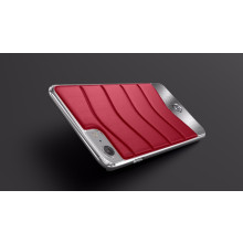 Mercedes Benz ® Apple iPhone 7 Plus Concept S Coupe Series Electroplated Metal + Leather Hard Case Back Cover