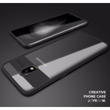 Vaku ® Samsung J7 Pro Kowloon Series Top Quality Soft Silicone  4 Frames plus ultra-thin case transparent cover