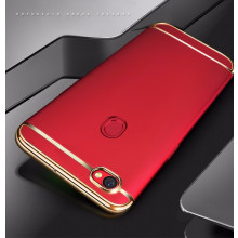 Vaku ® Oppo F5 Ling Series Ultra-thin Metal Electroplating Splicing PC Back Cover