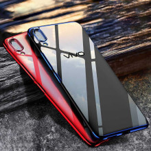 Vaku ® Vivo V11 Pro CAUSEWAY Series Electroplated Shine Bumper Finish Full-View Display + Ultra-thin Transparent Back Cover