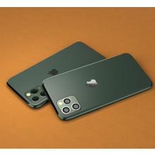 Vaku ® For Apple iPhone 11 Pro Max 1:1 Logo Chrome Line Back Cover