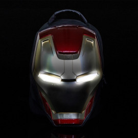 Marvel ® 3D Iron Man LED Light Eyes 15.6in Laptop Bag Case