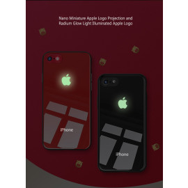 VAKU ® For Apple iPhone 8 3D Logo Projector Radium Glow LED Case Back Cover