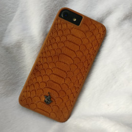 Santa Barbara Polo Club ® Apple iPhone 7 Knight Series Crocodile Finish PU Leather Back Cover