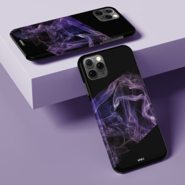 Vaku ® Apple iPhone 11 Pro Purple Smoke Designer Print Back Cover