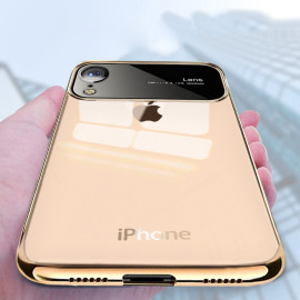 Vaku ® Apple iPhone XR Dual Polarized Glossy Edition + Full Logo Display Electroplated Shine Case