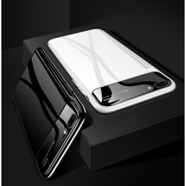 Vaku ® Apple iPhone 8 Plus Polarized Glass Glossy Edition PC 4 Frames + Ultra-Thin Case Back Cover