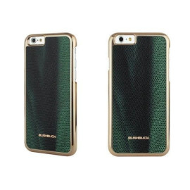 Bushbuck ® Apple iPhone 6 / 6S Metallic Bumper Baronage Dual-Tone Leather Back Cover