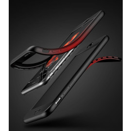 Vaku ® Apple iPhone 6 / 6S 7D Series PC Case  Dual-Colour Finish 3-in-1 Ultra-thin Slim Front Case + Tempered + Back Cover