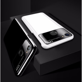 Vaku ® Vivo Y83 Polarized Glass Glossy Edition PC 4 Frames + Ultra-Thin Case Back Cover