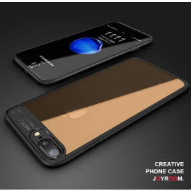 Vaku ® Apple iPhone 7 Kowloon Electroplated TRANSLUCENT Edition Soft Silicone  4 Frames plus ultra-thin case transparent cover