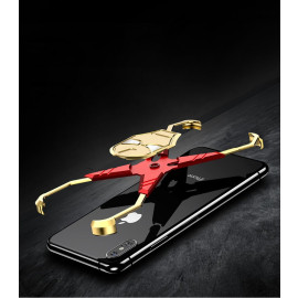 VAKU ® For Apple iPhone X/ XS Ironman Stark Aluminum Metal Back Cover