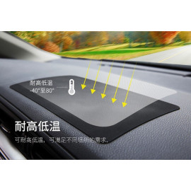 Rock ® Anti-slip Anti-Bump Rubberized Car Dashboard Mat Car Holder Black