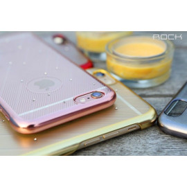 Rock ® Apple iPhone 6 / 6S Meteor Series Ultra-thin Swarovski Diamond Bezel Dazzling Electroplating Protective Case Back Cover