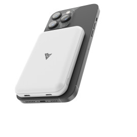 Vaku ® Mag 5000mAh Portable Magnetic Wireless Power Bank