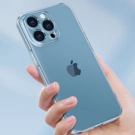Vaku Luxos ® Apple iPhone 13 / 13 Mini / 13 Pro / 13 Pro Max Clear Lens Protection Transparent TPU Back Cover [ Only Back Cover ]