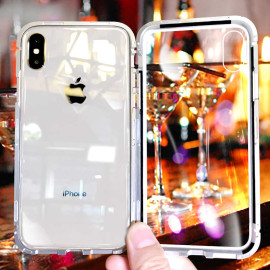 Vaku ® Apple iPhone XS Electronic Auto-Fit Magnetic Wireless Edition Aluminium Ultra-Thin CLUB Series Back Cover