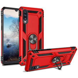 Vaku ® Samsung Galaxy A50 Hawk Ring Shock Proof Cover with Inbuilt Kickstand