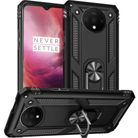 Vaku ® OnePlus 7T Hawk Ring Shock Proof Cover with Inbuilt Kickstand