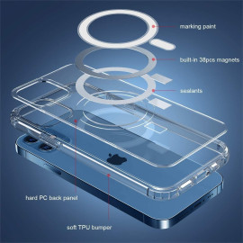 eller santé  ® Apple iPhone 12 Mini Magsafe Clear Case With Free 20W Type C Adapter