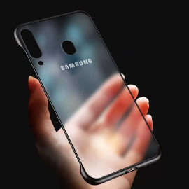 VAKU ® Samsung Galaxy M30 Frameless Semi Transparent Cover (Ring not Included)