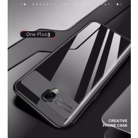 Vaku ® OnePlus 3 / 3T Kowloon Series Top Quality Soft Silicone 4 Frames + Ultra-Thin Transparent Back Cover