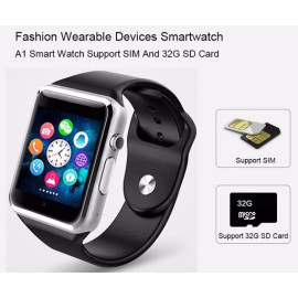 VAKU ® WC1 Touchscreen 1.54in having Micro sim Support + Gravity Sensor Smart Watch