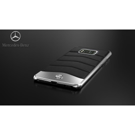 Mercedes Benz ® Samsung Galaxy S8 Plus Concept S Coupe Series Electroplated Metal + Leather Hard Case Back Cover