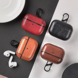 Vaku ® For Apple AirPod Pro Vintage leather  Hook Case