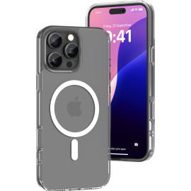 eller santé ® Apple iPhone 16 Pro Max Pureview MagPro Series Clear TPU Shockproof Scratch Resistant, Military-Grade Protection Back Cover