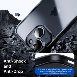 Vaku ® Apple iPhone 14 Artic Armor Slim Protective Lens Camera Shockproof Back Cover Case
